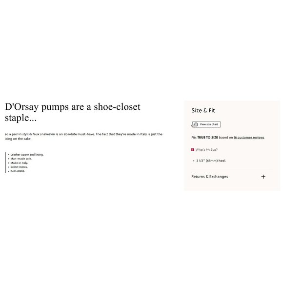 New J.Crew Lucie Pumps in Snake-embossed leather, Ivory/Black, size 6.5 - Picture 10 of 10